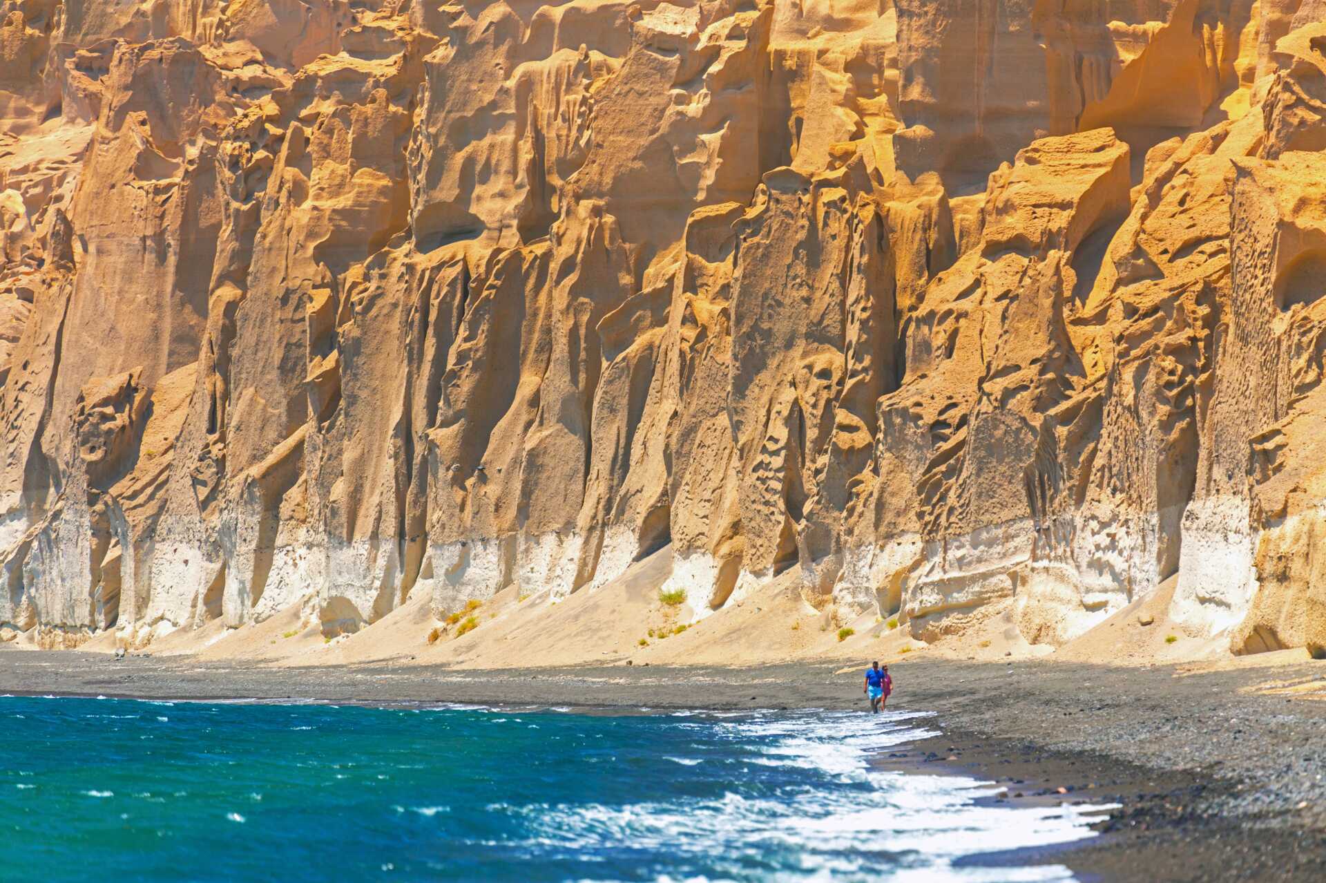 Ranta. Vlychada, Santorini, Kreikka.