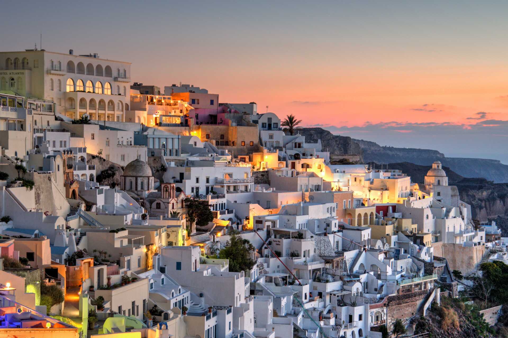 Fira, Santorini, Kreikka.