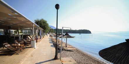Ranta. Hotelli Scheria Island, Korfu, Kreikka.