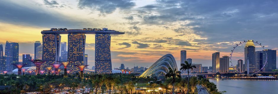 Singapore on kaakkois-Aasian pienin maa, ja kuin Aasia pienoiskoossa.
