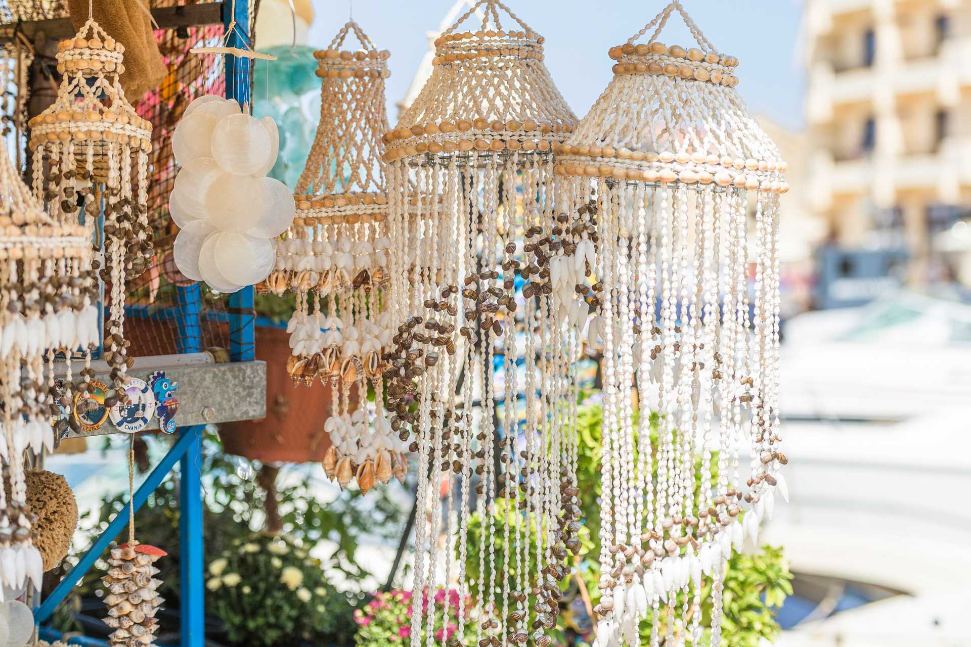 Ostoksia. Hanian kaupunki, Kreeta, Kreikka.