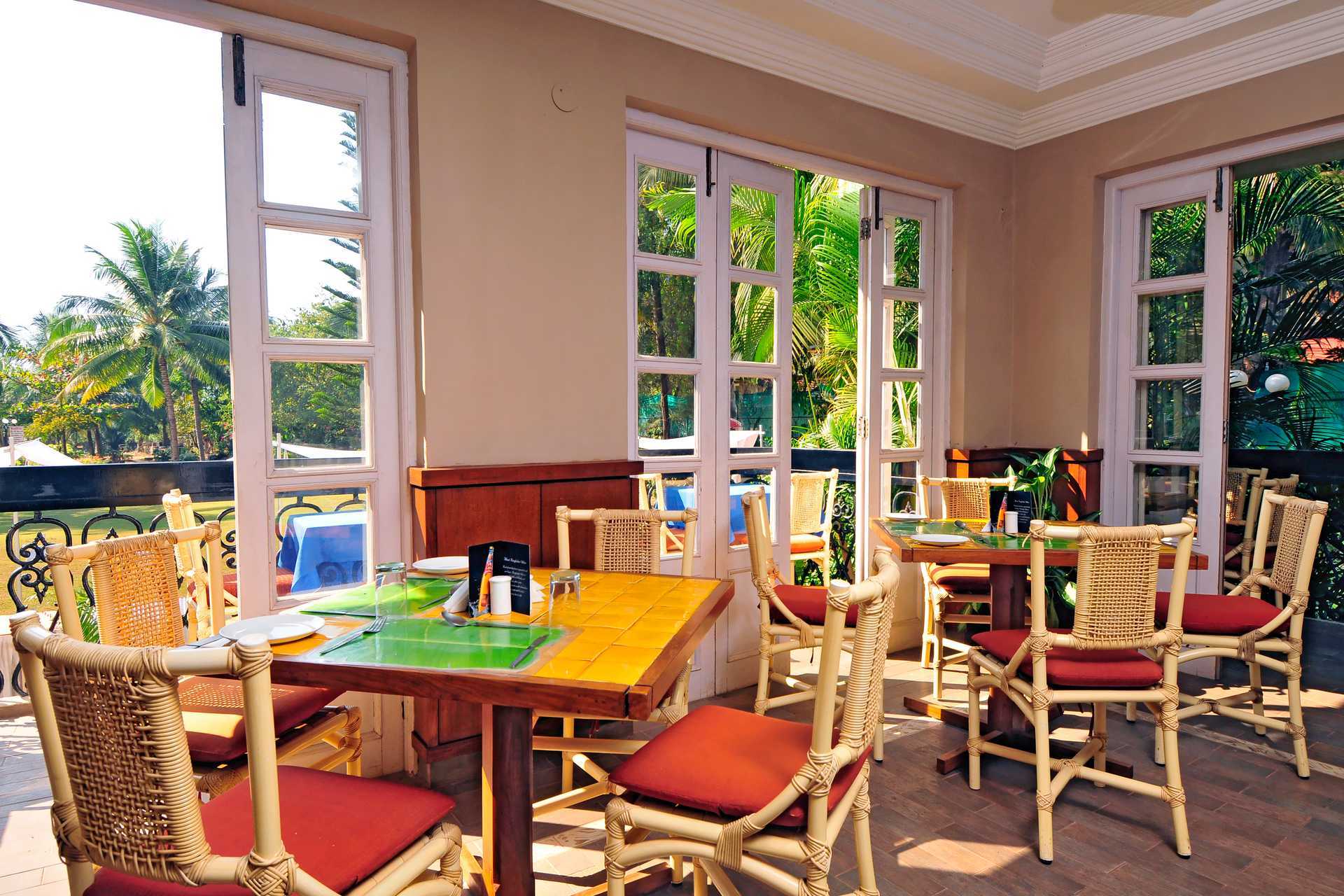Kahvila, Hotelli Sonesta Inns, Pohjois-Goa, Intia