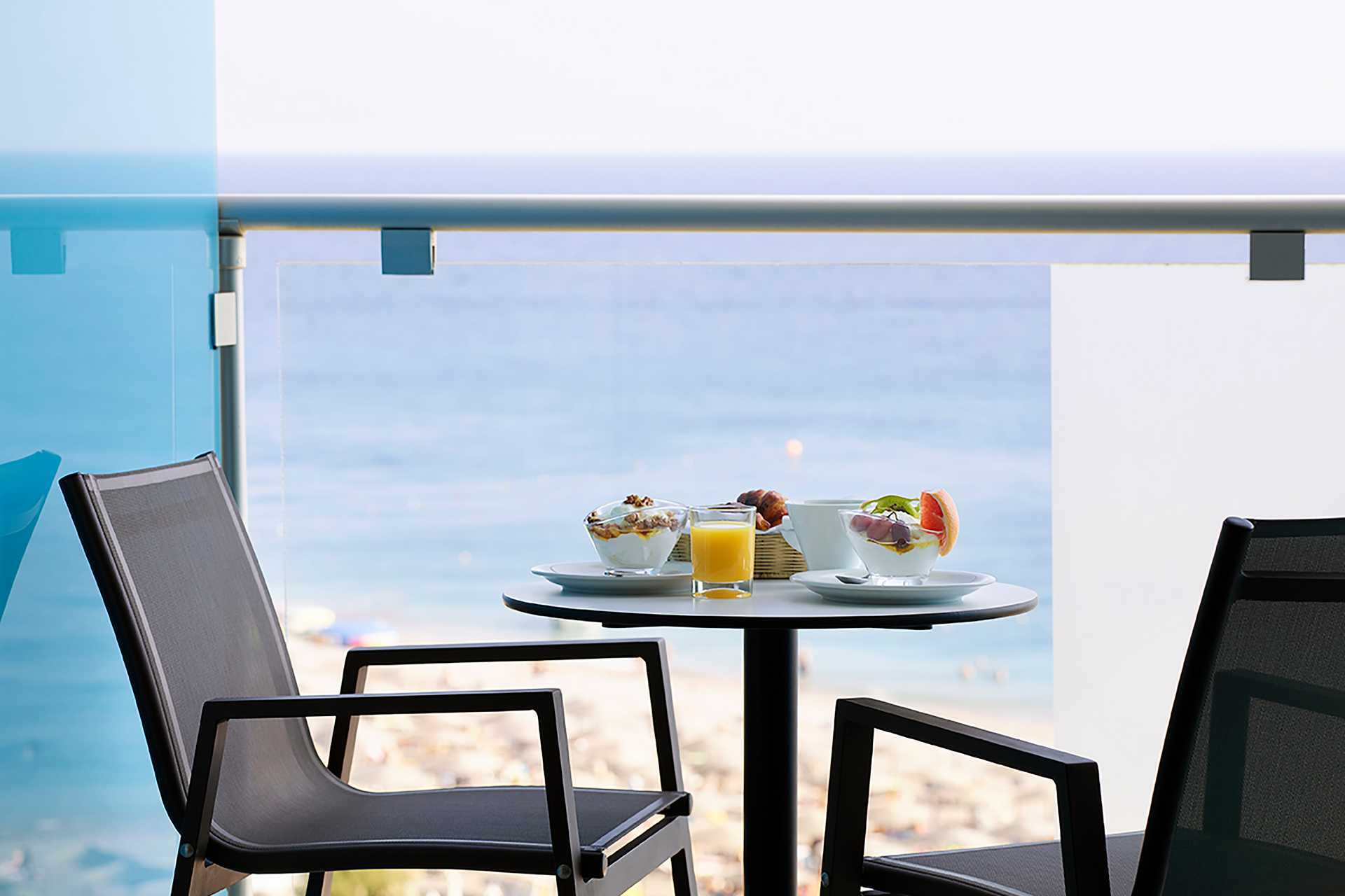 Superior-huone Hotel Aquarium View'ssa Rodoksen kaupungissa, Kreikassa.