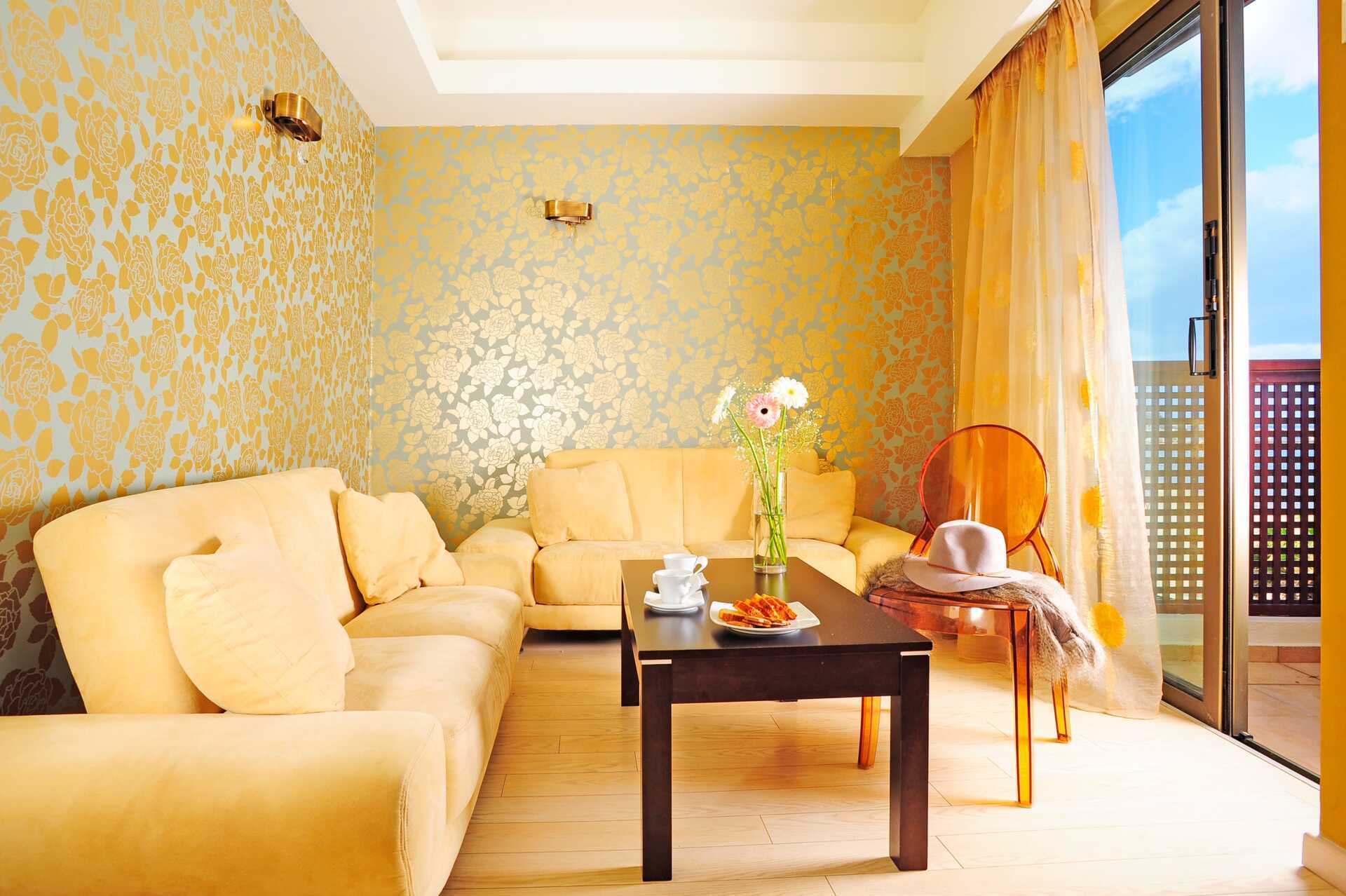 Superior kaksio Hotelli Steriksessä Rethymnonin kaupungissa Kreetalla, Kreikassa.