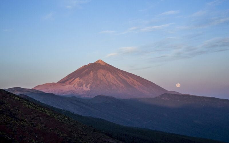 Teide, Teneriffan ylpeys - eteläiseltä Teneriffalta