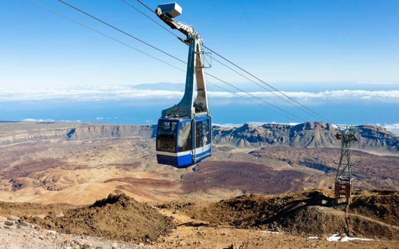 Teide – Espanjan korkein huippu, köysiratamatka sisältyy hintaan
