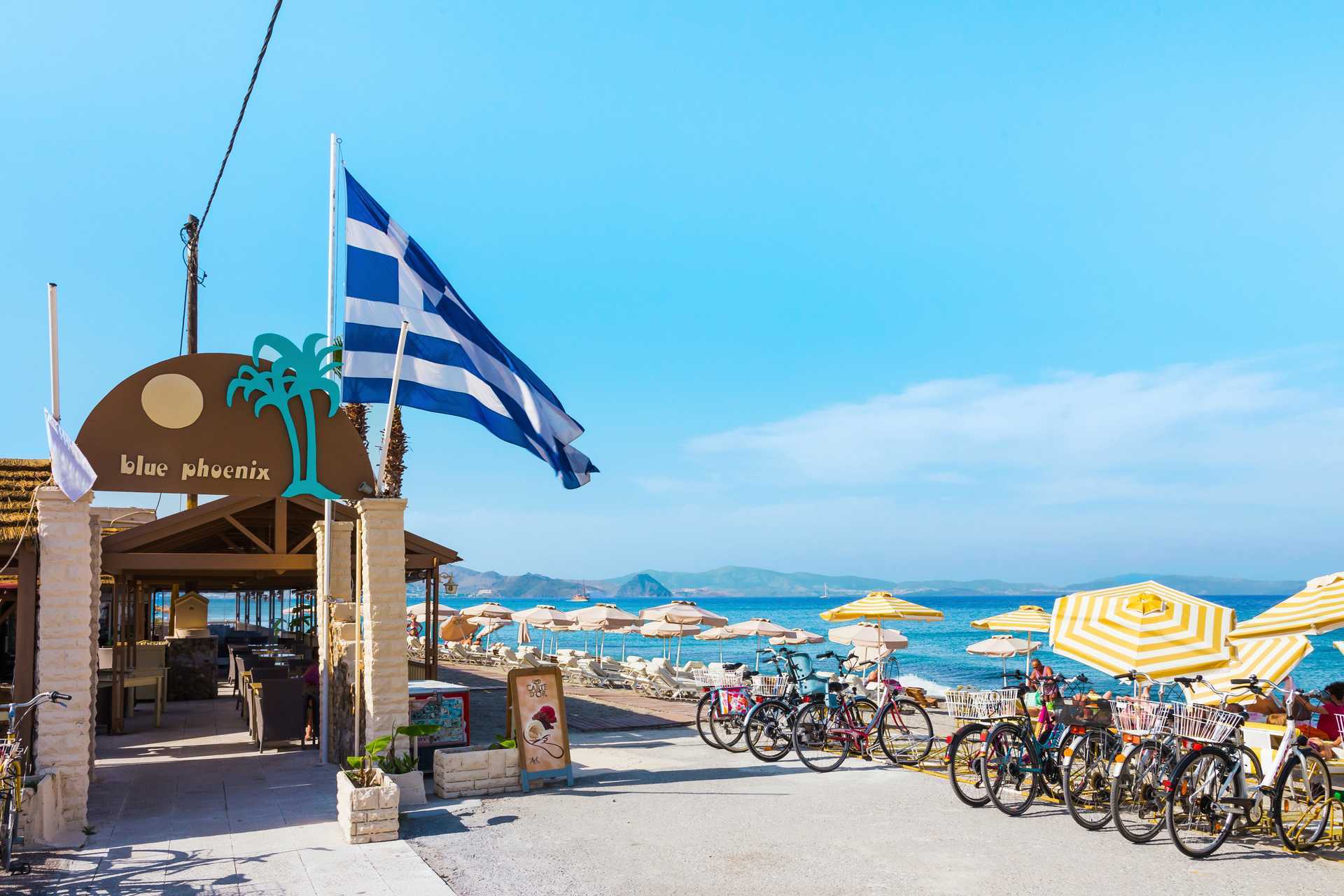 Tigaki-ranta Kosilla, Kreikassa.