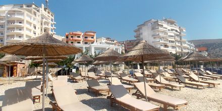 Läheinen ranta, Hotelli Vila Kalcuni, Saranda, Albania.