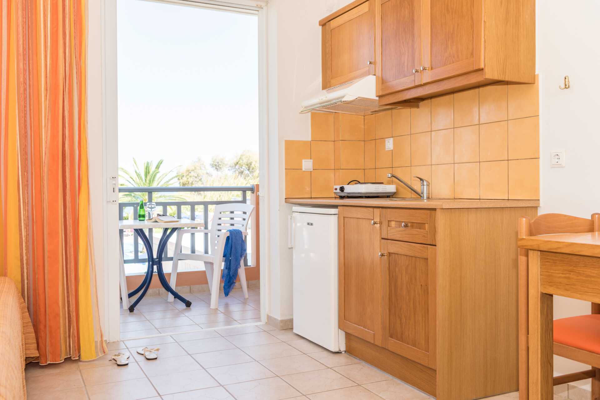 Yksiö. Hotelli Akti Chara, Rethymnon, Kreeta, Kreikka.