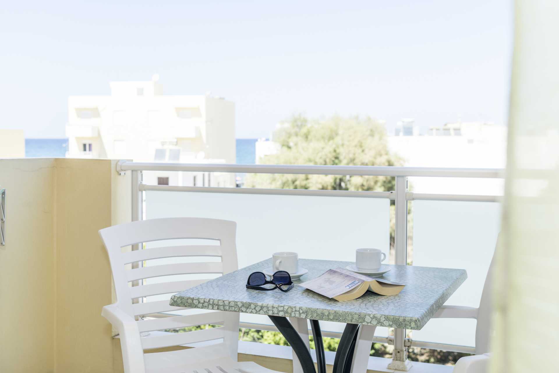 Yksiö. Hotelli Melmar, Rethymnonin kaupunki, Kreeta, Kreikka.